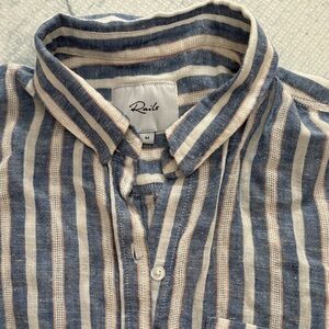Rails Charli Rayon Striped Button Down